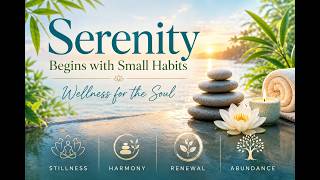 6-Minute Reset ⏱ Serenity Begins with Small Habits | Peaceful Ambient Piano