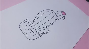 ART#1|VẼ XƯƠNG RỒNG CƠ BẢN|Basic cactus drawing