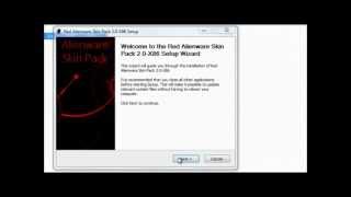 Red Alienware theme for windows 7
