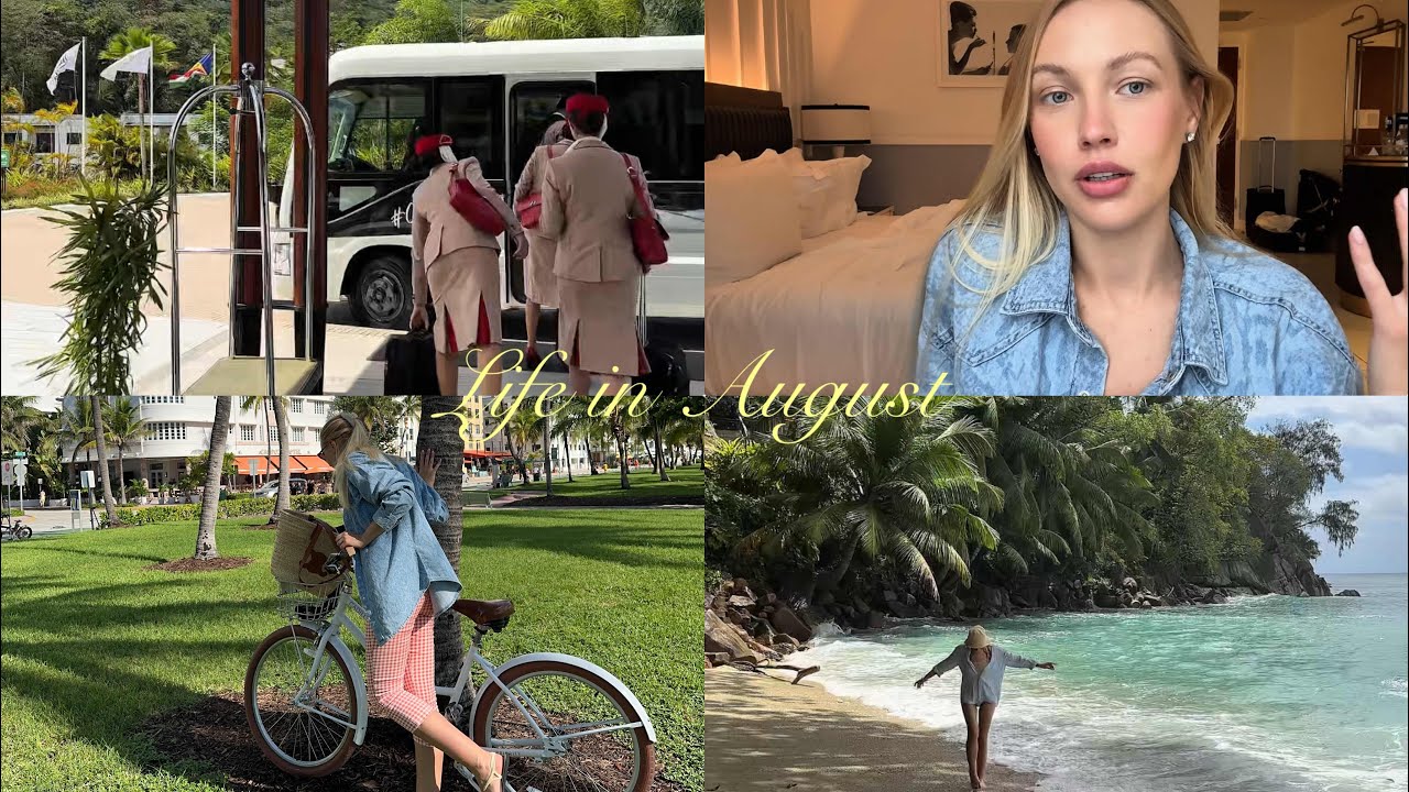 VLOG | Сейшелы| Майами| Дубай| будни стюардессы Эмирейтс| исполнение мечты 💫