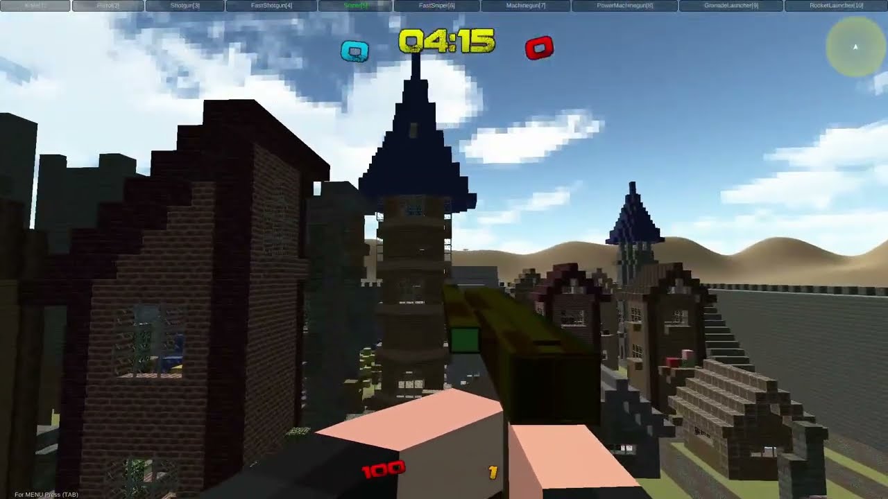 The Castle Map By Eystreem (2024) | Pixel Warfare 5 Custom Map