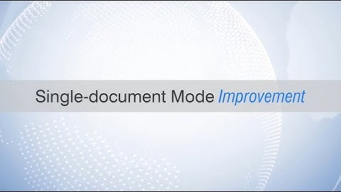 New Single-document Mode in GstarCAD 2022