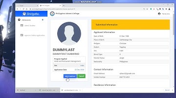 04 School Management System - Online Application Enrollment Step 3 - (Admission)