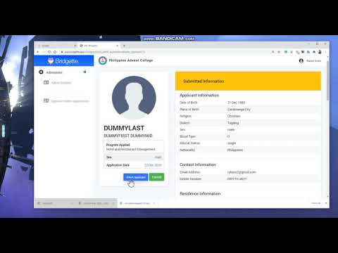 04 School Management System - Online Application Enrollment Step 3 - (Admission)