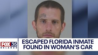 Escaped Florida inmate found hiding in woman's car after fleeing from Orlando prison