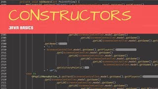 Java constructors in English