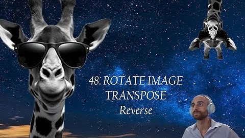 Rotate Image | LeetCode 48 | TypeScript | Transpose | Reverse