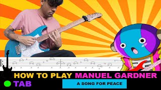 How to play | Manuel Gardner Fernandes - A song for peace / TAB Tutorial