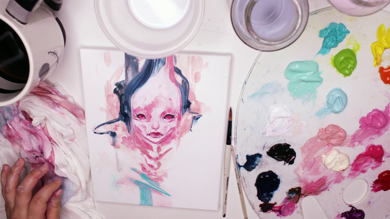 Incantation~ Inner Swirl acrylic painting