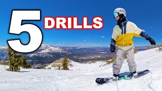 5 Drills To Make Your Snowboarding Better