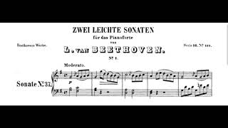 Ludwig von Beethoven - Sonatina in G major (Anh. 5 No. 1), Piano sheet music