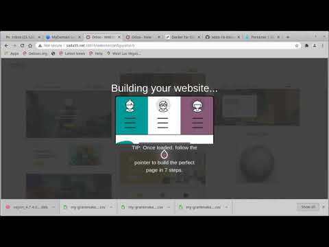 odoo 16 website install