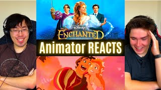 REACTING to * Enchanted* BEST PRINCESS EVER?? (First Time Watching) Animator Reacts