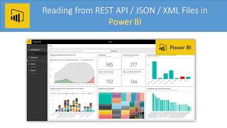 Power BI - Read REST API / JSON File / XML File / SOAP (Pagination, OAuth, OData)
