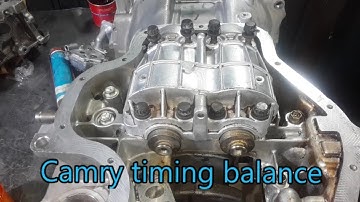 toyota Camry V4 engine timing balance cameray 2006 engine balance car timing belt mechanical tips