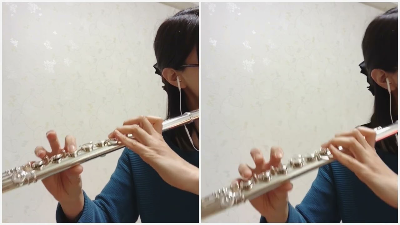 フルート二重奏】菅野よう子 花は咲く【Flute duo】FLOWERS WILL BLOOM