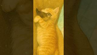 ✨猫と鳥の友情が強すぎる。