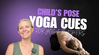 Child's Pose Cueing Made EASY for Yoga Teachers