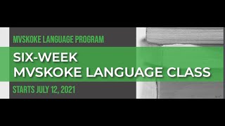Mvskoke Language Class Day 3
