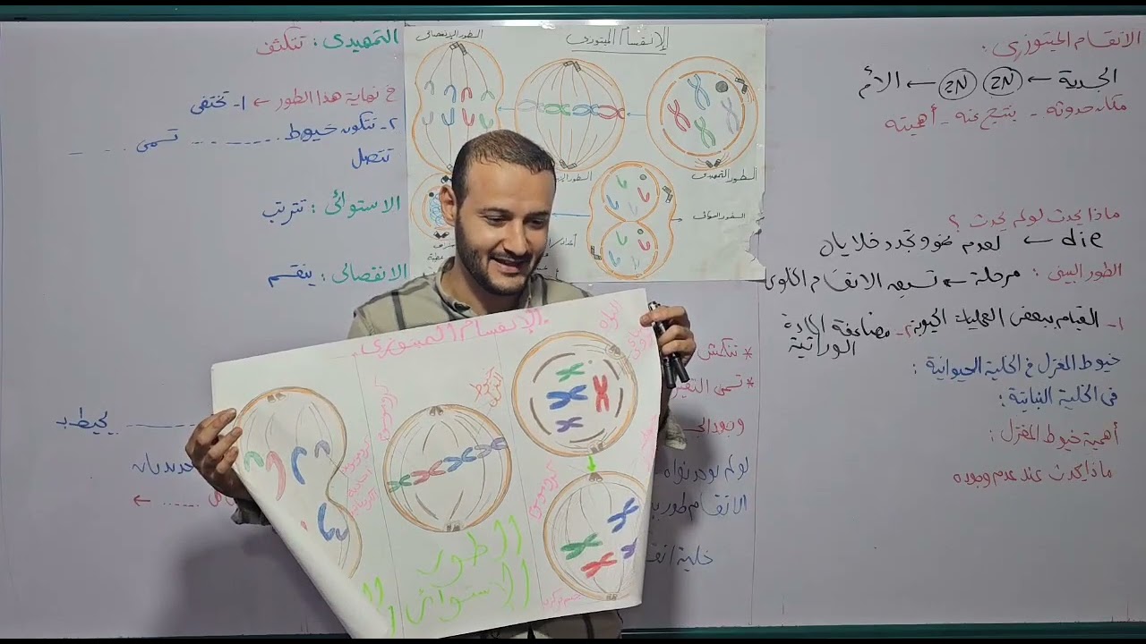 الانقسام الميتوزي 💥علوم تالتة إعدادي بنات 2024#أحمد_عطية