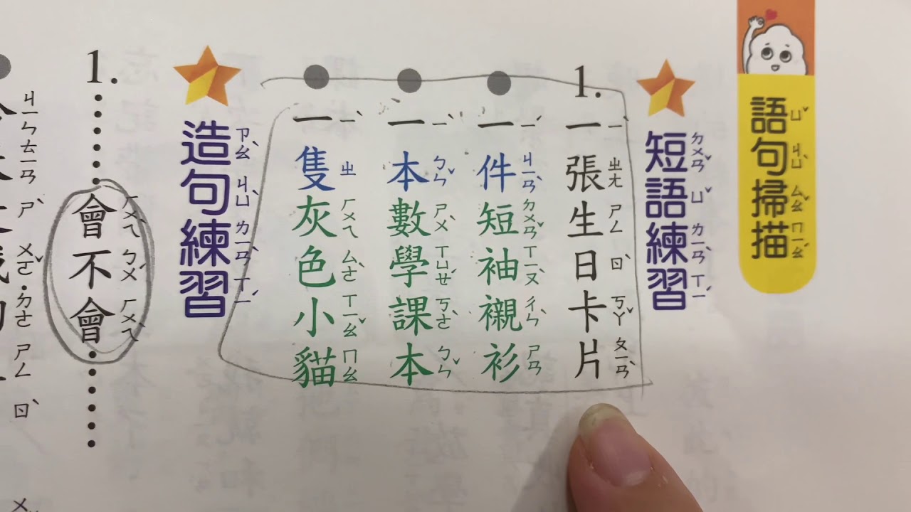 康軒國語第7 12課照樣照句月考複習 Youtube