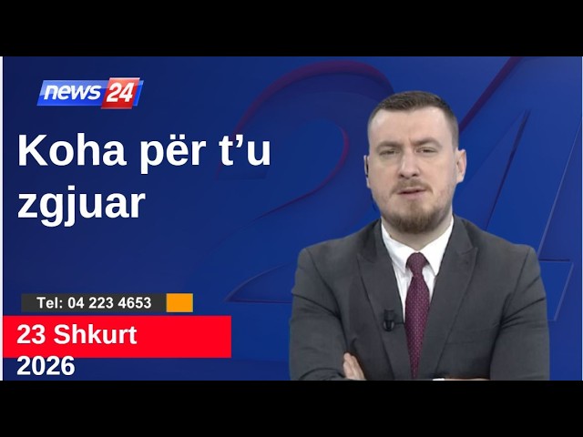 23 shkurt 2026📞Telefonatat e Teleshikuesve" News24 -"Koha për t'u zgjuar"në studio Klevin Muka