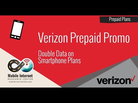 Verizon Prepaid Offers Double Data Limited Time Promo