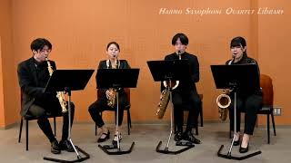 HARMO Saxophone Quartet Library】C. A. ドビュッシー：《ベルガ