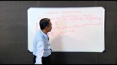 NUMERICAL DIFFERENTIATION   Part 1