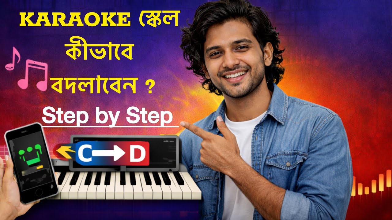 ভুল স্কেলে গান করছেন? মোবাইল দিয়ে কারাওকে স্কেল পরিবর্তনের সহজ উপায়