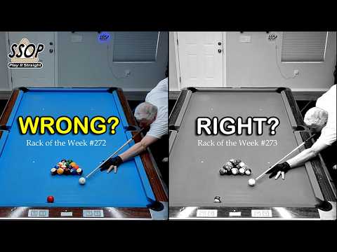 Hulk Smash Rail Straight Pool Break Shot, Rack of the Week 272