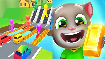 Shape shifting VS Talking Tom Gold Run - All Level Gameplay Android iOS Ep7