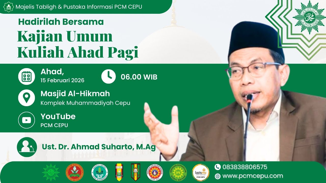 Live Kajian Ahad Pagi - Muhammadiyah Cepu