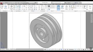 Revolve command in 3d autocad