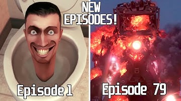Skibidi Toilet 1 - 79 ALL Episodes (60 FPS REMASTERED) The Watchman of DOOM (Episode 79)