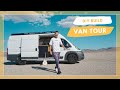 VAN TOUR | Snowboarder's Promaster Tiny Home for Full Time Van Life