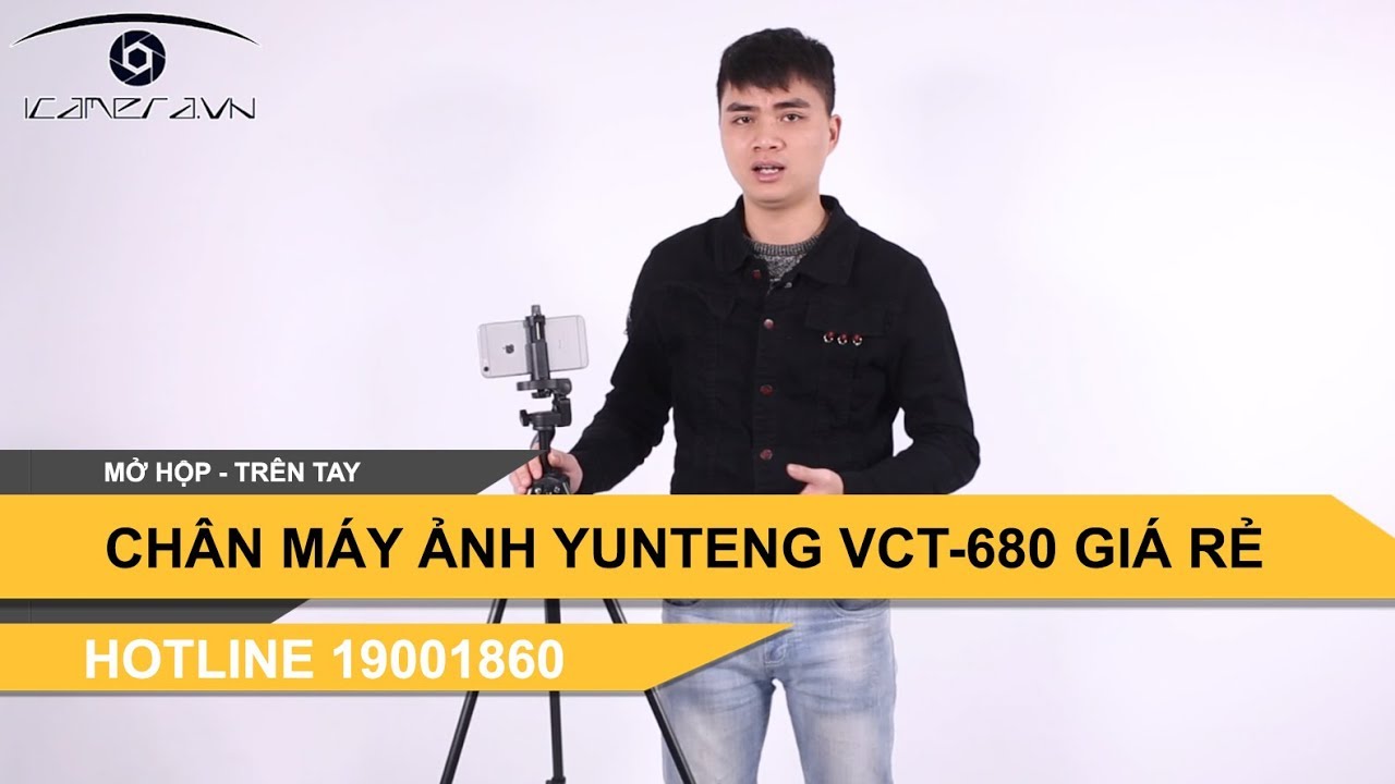 Chân máy ảnh và điện thoại Yunteng VCT-680 bán tại Hà Nội