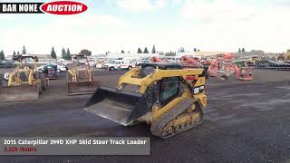 2015 Caterpillar 299D XHP Skid Steer Track Loader