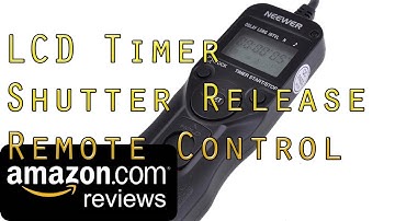 Neewer LCD Timer Shutter Release Remote Control RS-60E3