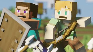 Alex & Steve Life - Rescue The Villagers Ep 2 ( Minecraft Animation )