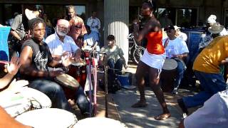 Berkeley flea market drummers