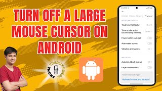 How to Turn off Large Mouse Cursor on Android
