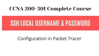 Local Username and Password to secure User Mode Access of CISCO IOS
