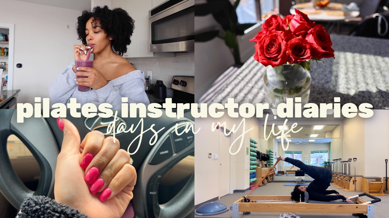 Day in the Life of a Pilates Instructor | Morning Routines, Reformer Workout, & Studio BTS🌹