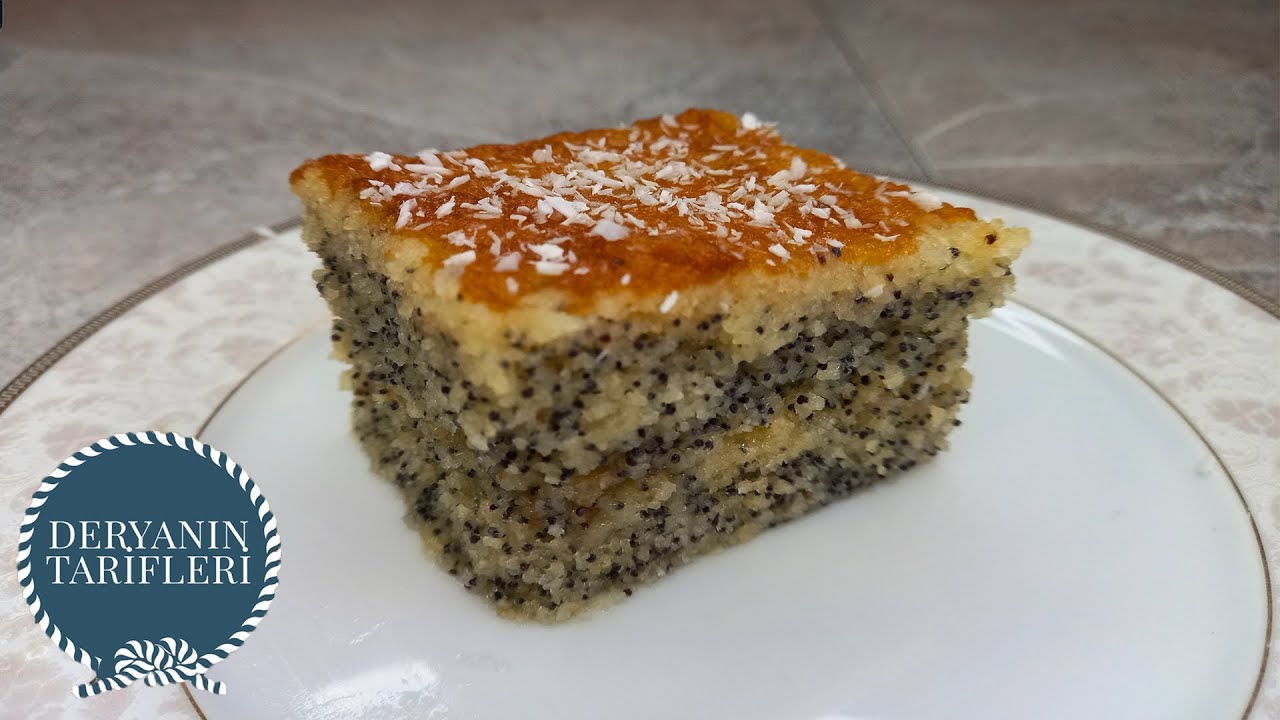 Haşhaşlı Revani Tatlısı Tarifi ✅ EN KOLAY NEFİS Revani Tatlısı Nasıl Yapılır ????