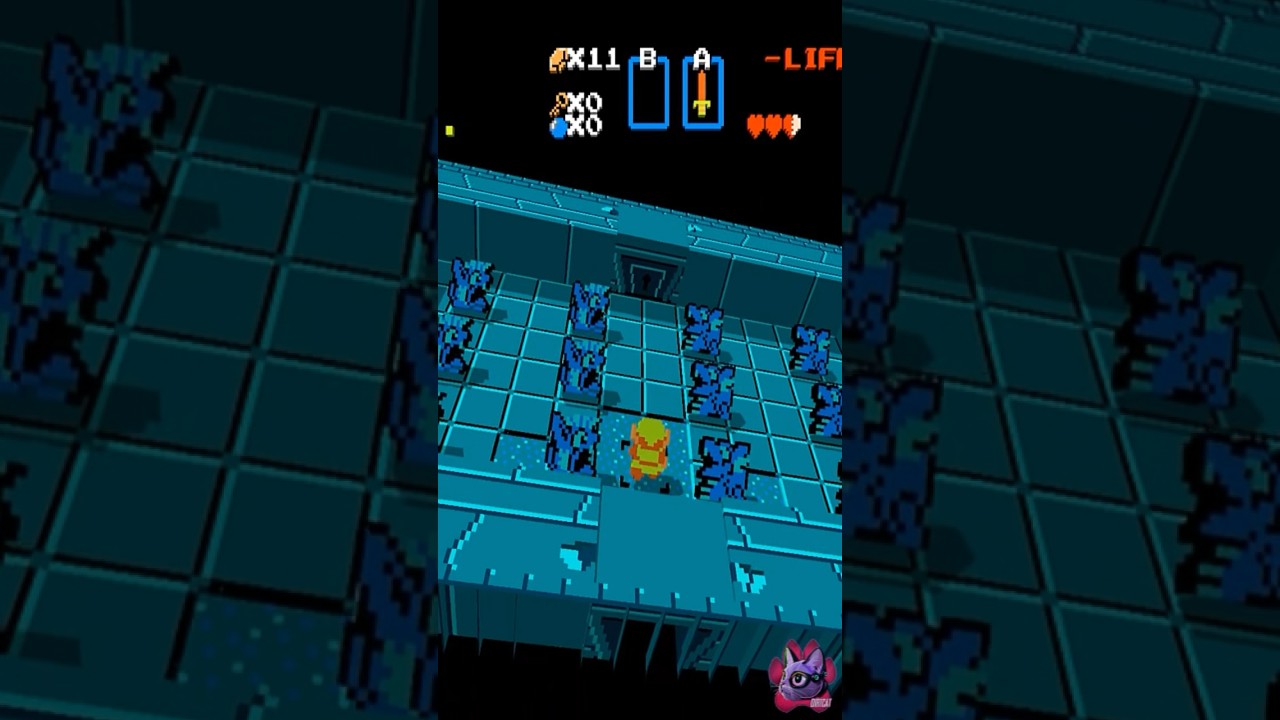 NES Legend of Zelda Dungeon в 3dSen