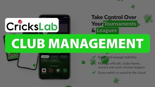 Crickslab - One-stop Cricket Platform for Complete Club Management screenshot 2