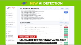 On Page AI Mass AI Detection