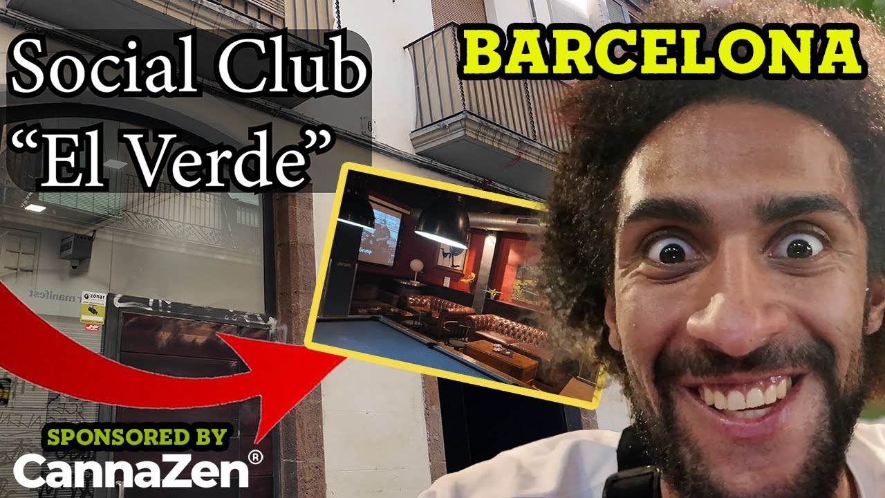 CannaZen Social Club Tour Spanien: Versteckt in Innenstadt Barcelona Teil 1|4