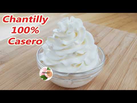 Como hacer crema chantilly 100% Casero 2 Ingredientes  facil y rapido